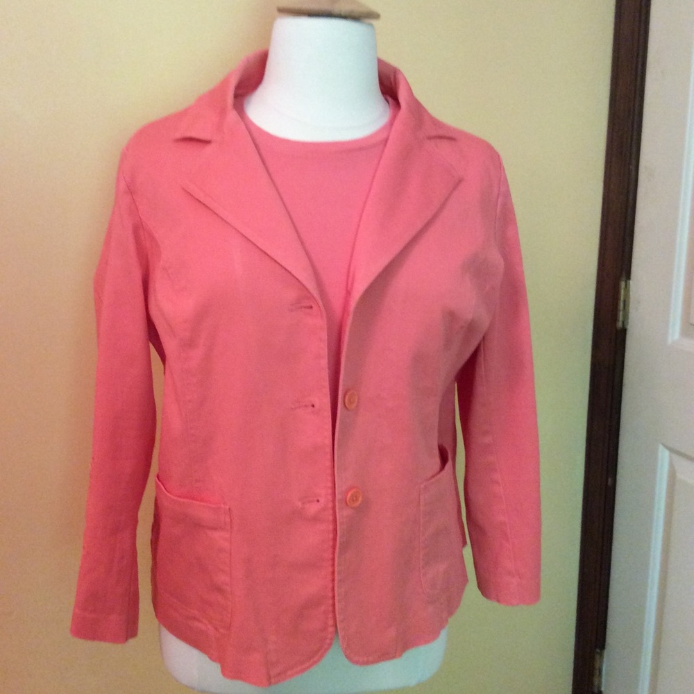 Coral Jacket by Susan Graver, Size 1X